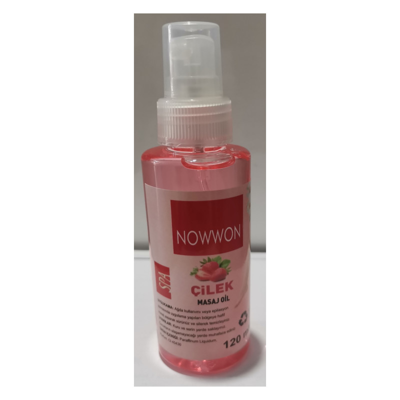 Nowwon ağda ve masaj yağı çilek 120ml