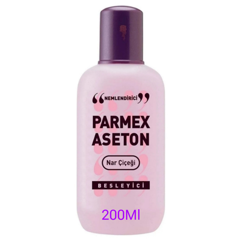Parmex aseton 200ml nar çiçeği