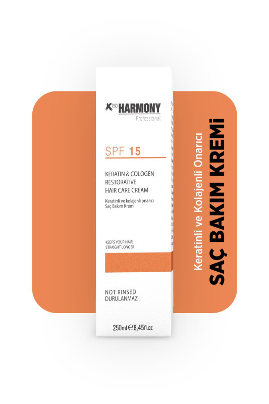 Xproharmony SPF 15 KERATİN ve KOLEJEN Saç bakım kremi 250ml