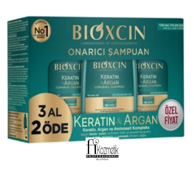 BIOXCIN ŞAMPUAN ONARICI KERATİN ARGAN 300ML