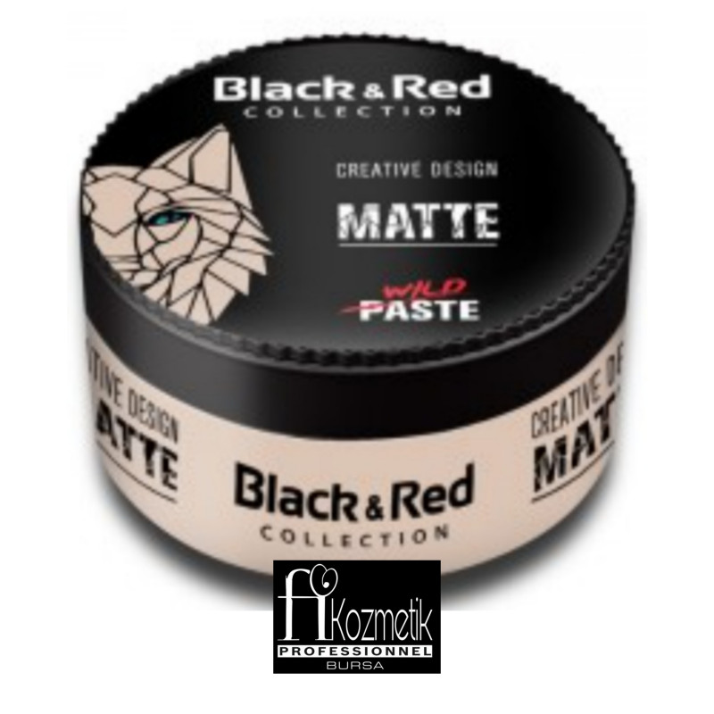 BlackRed wax wıld matte paste 100ml
