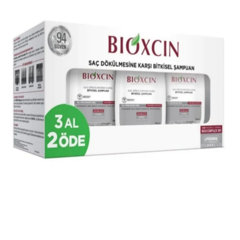 BIOXCİN SAÇ DÖKÜLMESİNE KARŞI KURU VE NORMAL SAÇLAR ŞAMPUAN 300ML