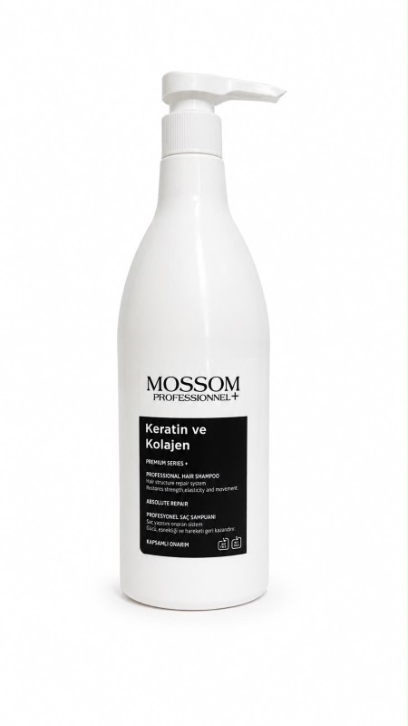 MOSSOM PROFESYONEL ŞAMPUAN 1000ML KERATİN VE KOLAJEN PREMIUM SERIES +